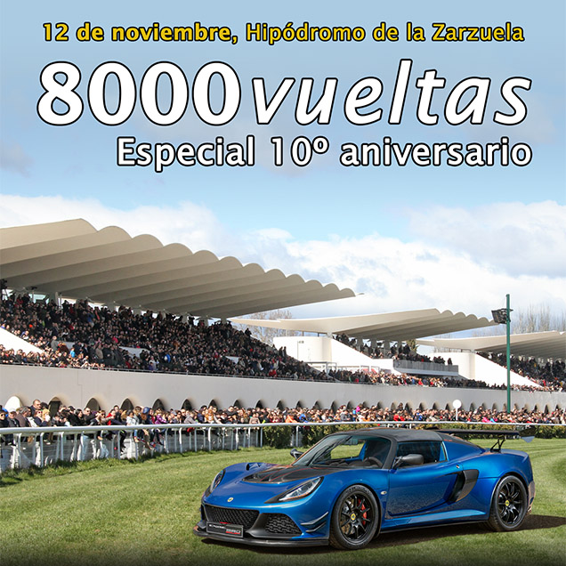 Cartel 8000 vueltas