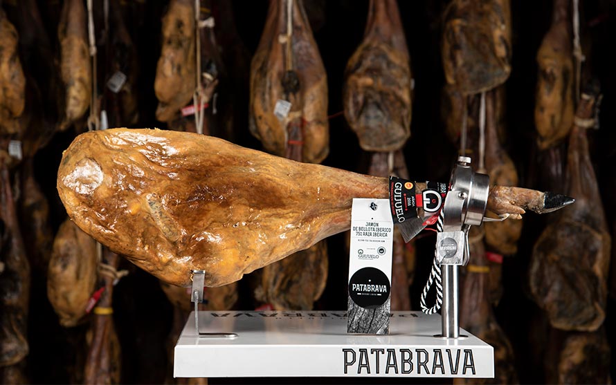 Jamón de bellota ibérico 75% raza ibérica DOP Guijuelo