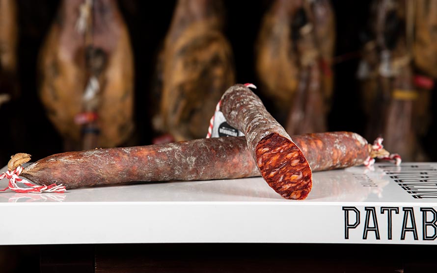 Chorizo de bellota ibérico de Patabrava