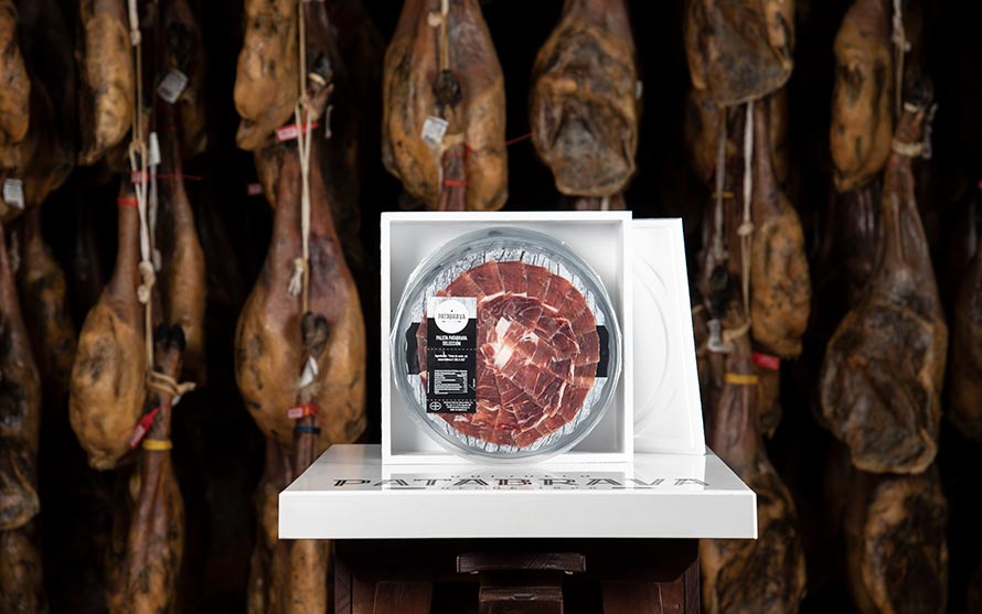 Jamón de Bellota Ibérico DOP Guijuelo loncheado a cuchillo